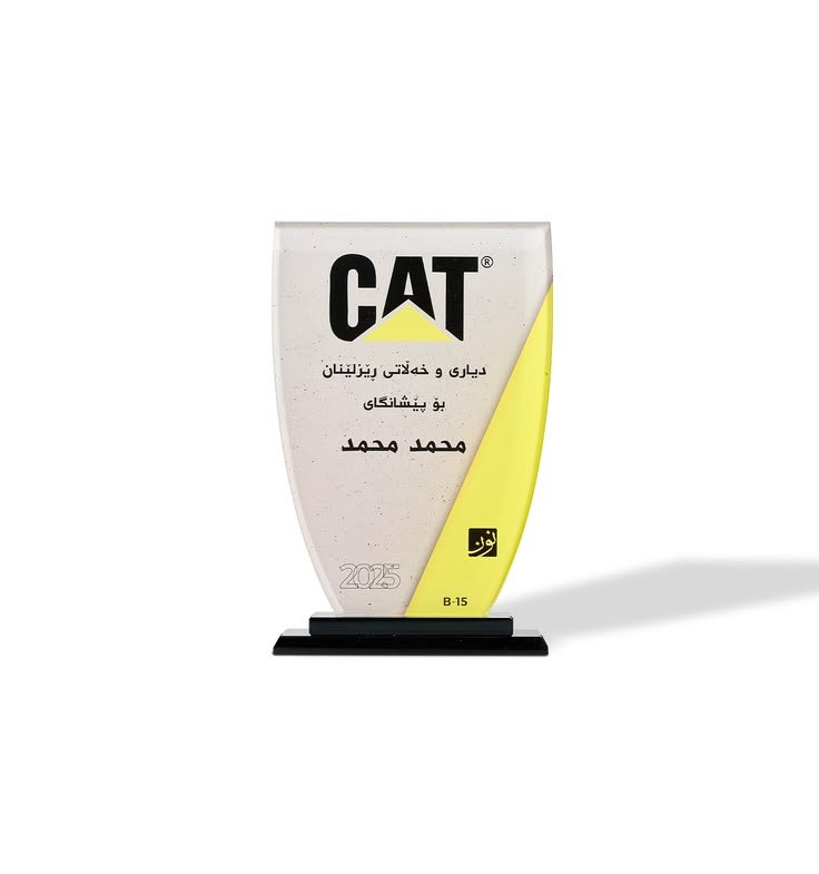 Crystal Plaque Award B-15