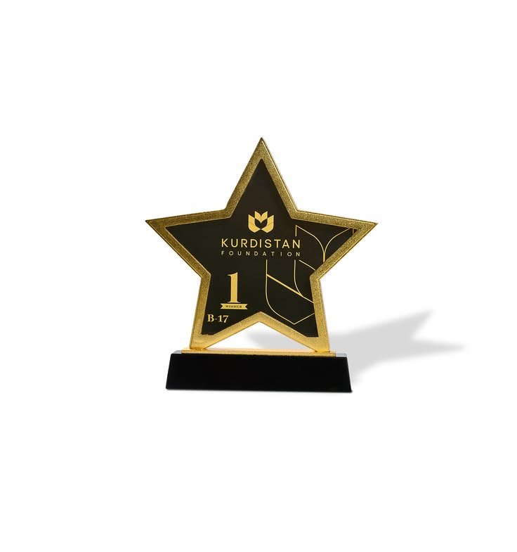 Crystal Plaque Award B-17