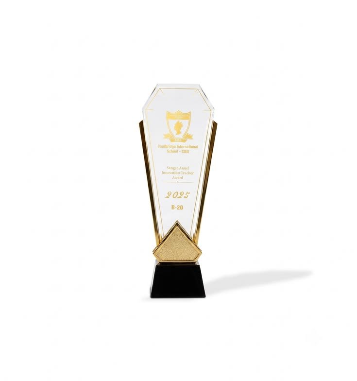 Crystal Plaque Award B-20