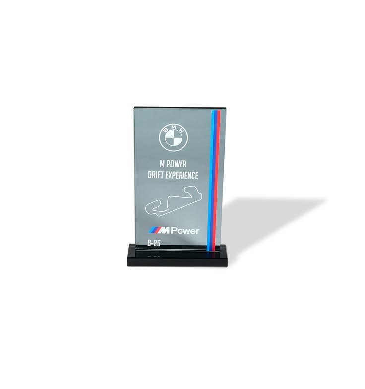 Crystal Plaque Award B-25